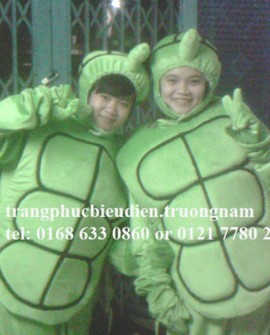 May bán và cho thuê mascot Hồ Chí Minh: mascot rùa