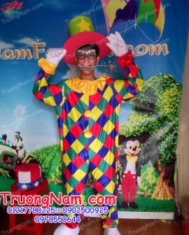 Cho thuê trang phục chú hề liền: Hề 001