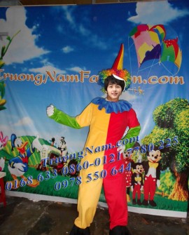 Cho thuê trang phục chú hề liền: Hề 021-B