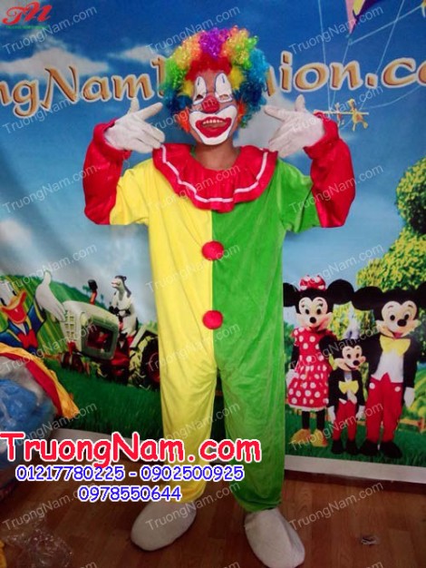 Cho thuê trang phục chú hề liền: Hề 025-B