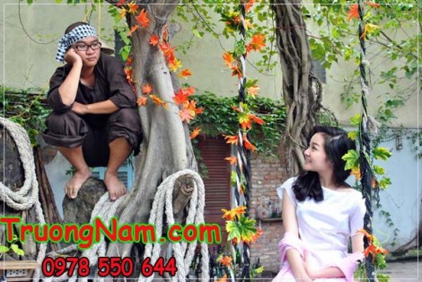 Cho thuê đồ trung thu tại Hồ Chí Minh: Trang phục Hằng Nga-Chú Cuội (HNCC006)