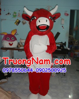 May bán và cho thuê mascot Hồ Chí Minh: mascot bò