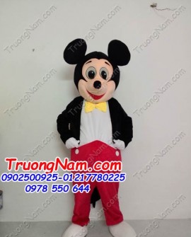 May bán và cho thuê mascot Hồ Chí Minh: trang phục chuột Mickey nam.