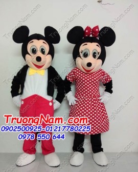 May bán và cho thuê mascot Hồ Chí Minh: trang Mickey nữ - nam.