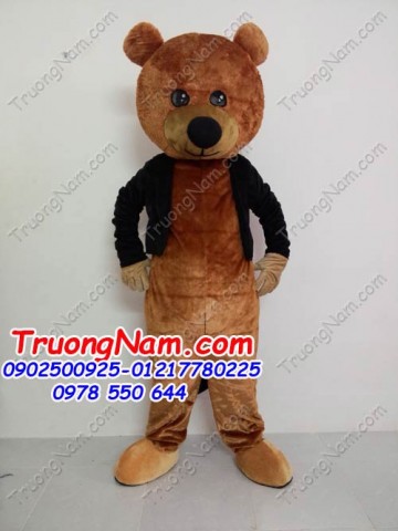 May bán và cho thuê mascot Hồ Chí Minh: mascot gấu nâu