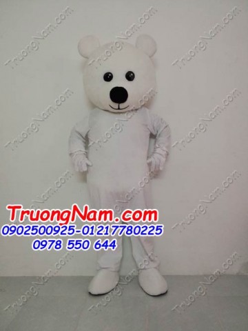May bán và cho thuê mascot Hồ Chí Minh: mascot Gấu Trắng