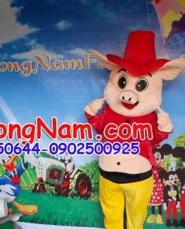 May bán và cho thuê mascot Hồ Chí Minh: mascot heo