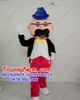 May bán và cho thuê mascot Hồ Chí Minh: mascot hình người đàn ông