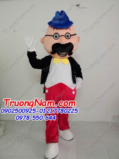 May bán và cho thuê mascot Hồ Chí Minh: mascot hình người đàn ông
