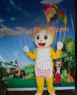 May bán và cho thuê mascot Hồ Chí Minh: mascot mèo doremi