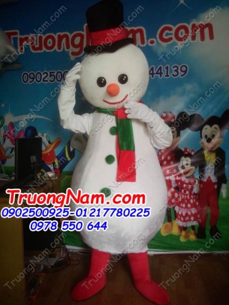 May bán và cho thuê mascot Hồ Chí Minh: mascot người tuyết-MN003