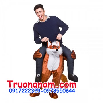 May bán và cho thuê mascot Hồ Chí Minh: người cưỡi mascot cáo