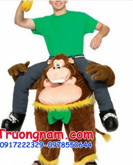 May bán và cho thuê mascot Hồ Chí Minh: người cưỡi mascot khỉ