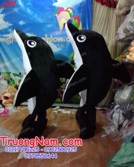 May bán và cho thuê mascot Hồ Chí Minh: mascot cá heo