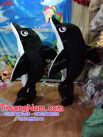 May bán và cho thuê mascot Hồ Chí Minh: mascot cá heo