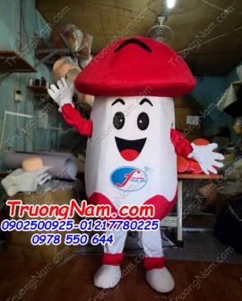 May bán và cho thuê mascot Hồ Chí Minh: mascot nấm