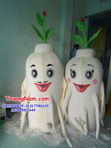 May bán và cho thuê mascot Hồ Chí Minh: mascot nhân sâm