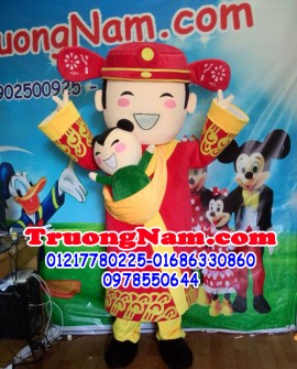 May bán và cho thuê mascot Hồ Chí Minh: mascot phúc lộc thọ