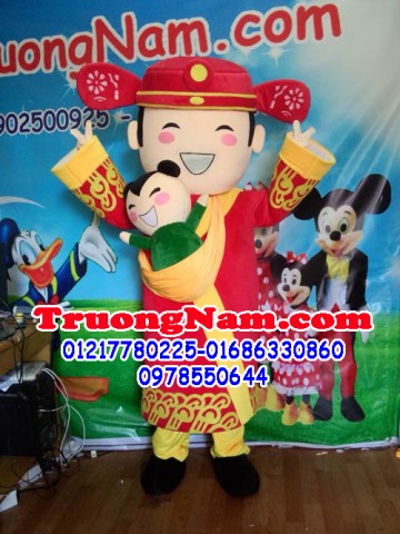 May bán và cho thuê mascot Hồ Chí Minh: mascot phúc lộc thọ