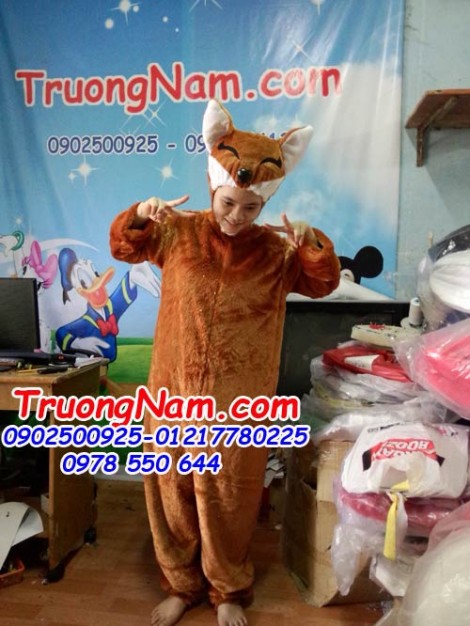 Đặt may trang phục thú hở mặt: Cáo