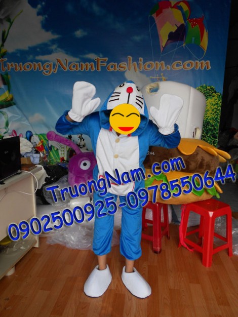 Đặt may trang phục thú hở mặt: Doraemon
