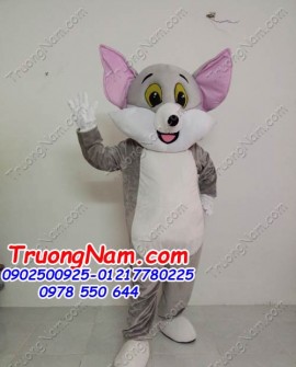 May bán và cho thuê mascot Hồ Chí Minh: trang phục mèo tôm xám