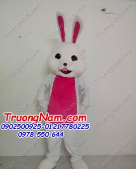 May bán và cho thuê mascot Hồ Chí Minh: mascot thỏ trắng.