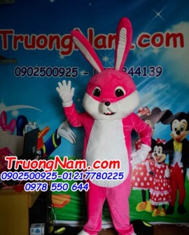 May bán và cho thuê mascot Hồ Chí Minh: mascot thỏ hồng