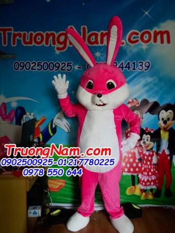 May bán và cho thuê mascot Hồ Chí Minh: mascot thỏ hồng
