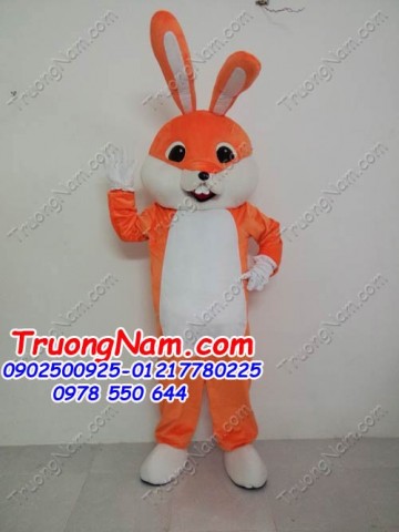 May bán và cho thuê mascot Hồ Chí Minh: mascot thỏ cam